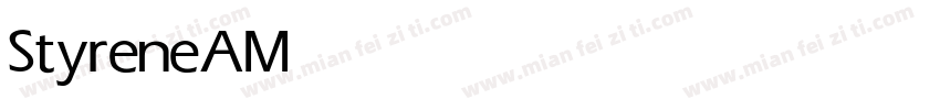 StyreneA Medium字体转换